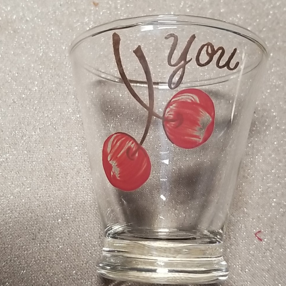1950s You And Me Shotglasses - Picture 2 of 4
